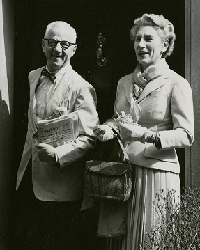 Philanthropist J.M. Kaplan and his wife, Alice.